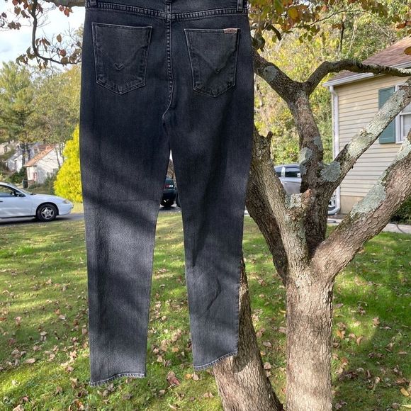 NWOT $289 HUDSON Jeans | Buttonfly Jeans in Washed Black - Picture 1 of 10